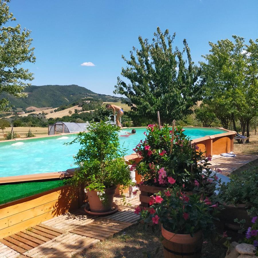 Mansarda Viti - Sguardo Su Frontone - Apartamento Exterior foto