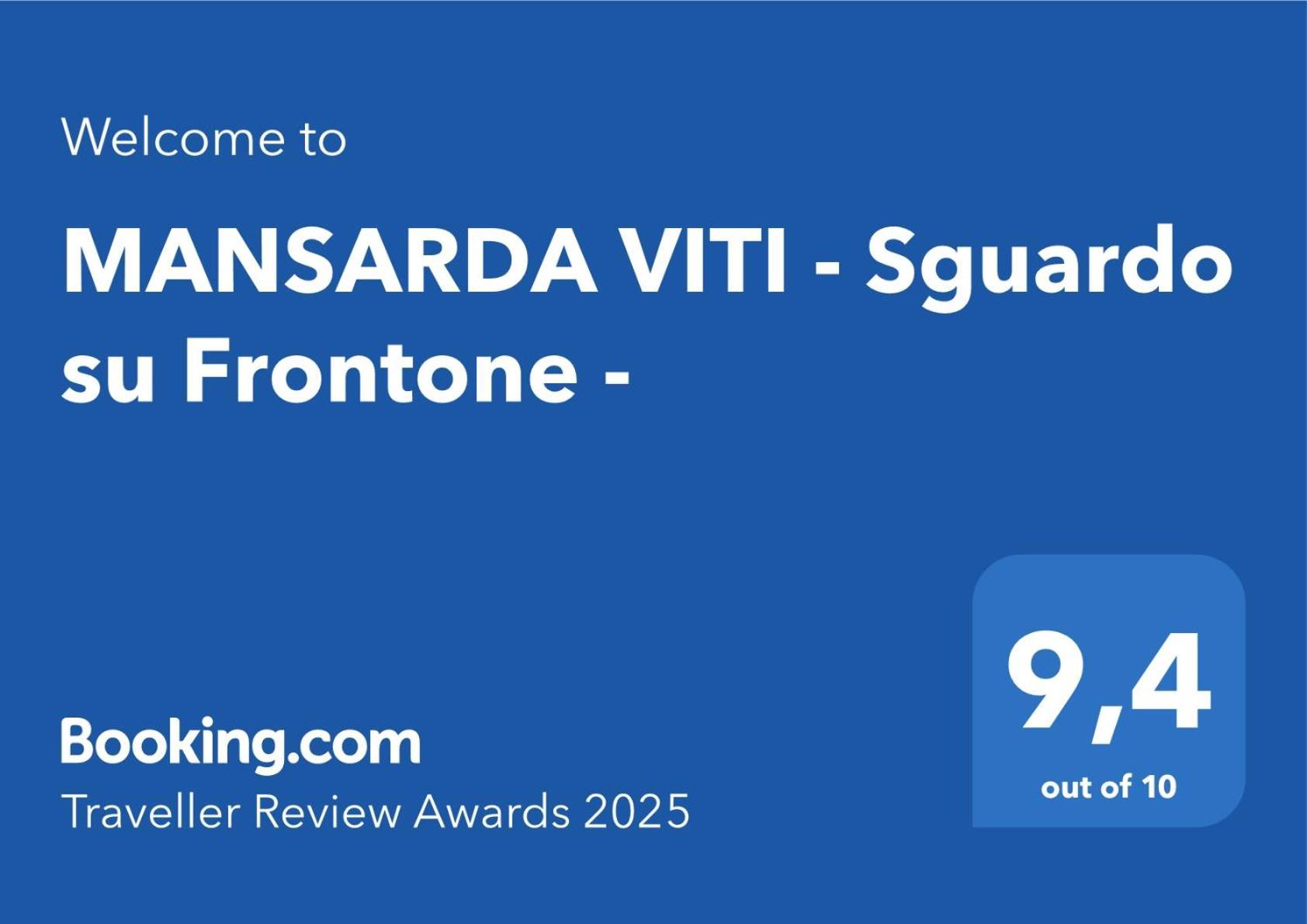 Mansarda Viti - Sguardo Su Frontone - Apartamento Exterior foto